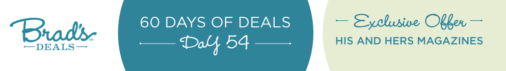 Brad's Deals 60 Days of Deals 2013: Day 54