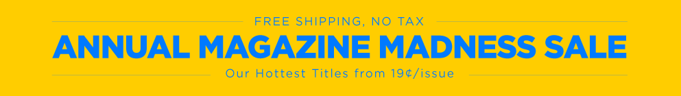 Magazine Madness Sale 2016 - Family Friendly Covers