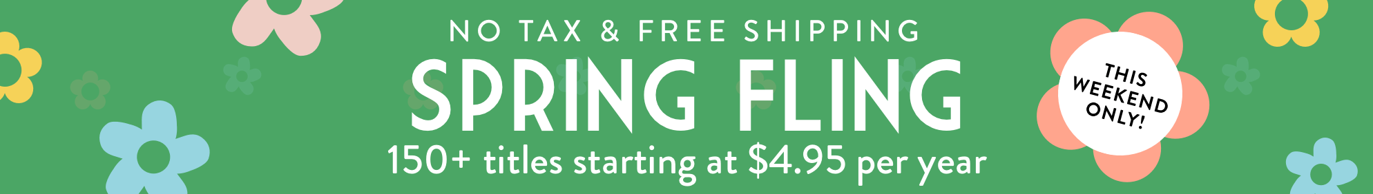 Spring Fling Sale 2017