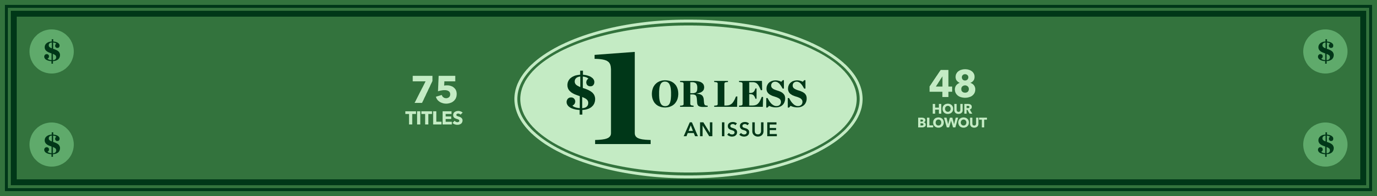 All Issues $1 or Less Aug 24