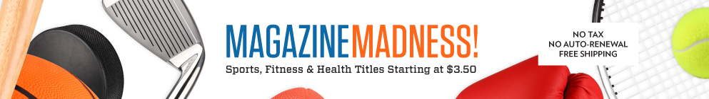 Magazine Madness! Sports Titles up to 90% off!