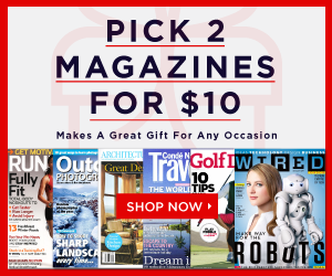 Select 4 Magazines for $16