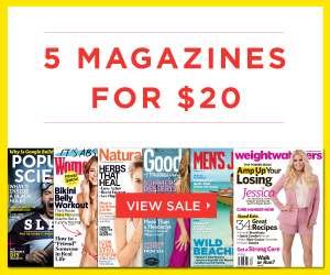 Select 5 Magazines for $20