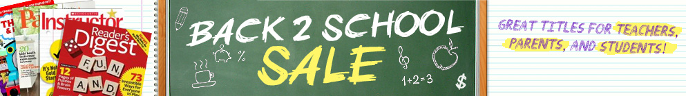 Back 2 School Sale