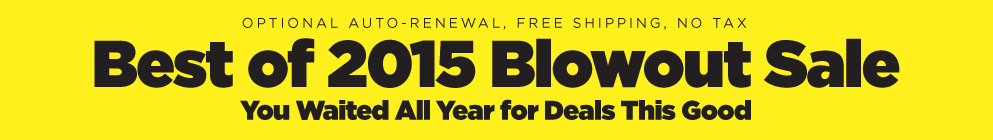 Best of 2015 Blowout Sale Blogger Safe