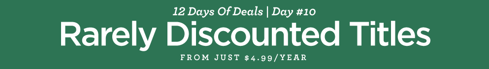 Rarely Discounted Titles Dec 2015
