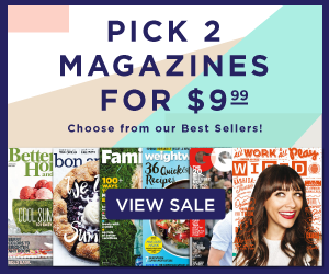 Select 2 Magazines for $9.99